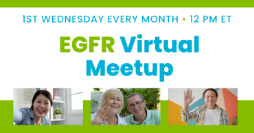 Graphic for EGFR Virtual Meetup