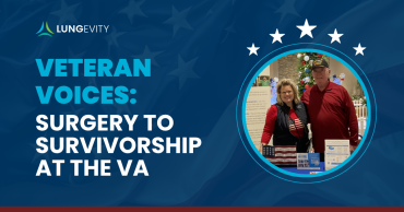 Michael and Kristi at the Dallas VA